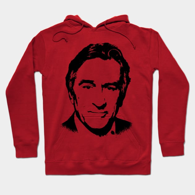 Robert De Niro Pop Art Portrait Hoodie by phatvo